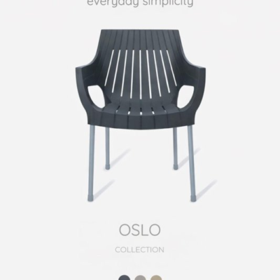 stolica OSLO METAL