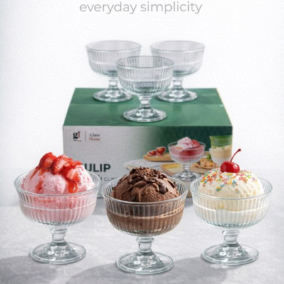 glas čaša TULIP 1/6 ice cream