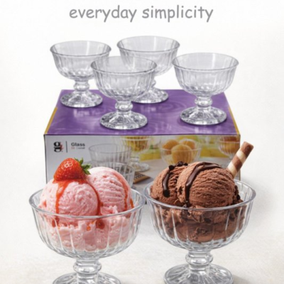 glas čaša JASMIN 1/6 ise cream